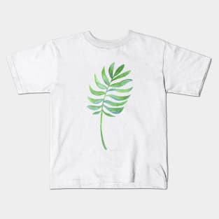 Tropical Palm Leaf 01 Kids T-Shirt
